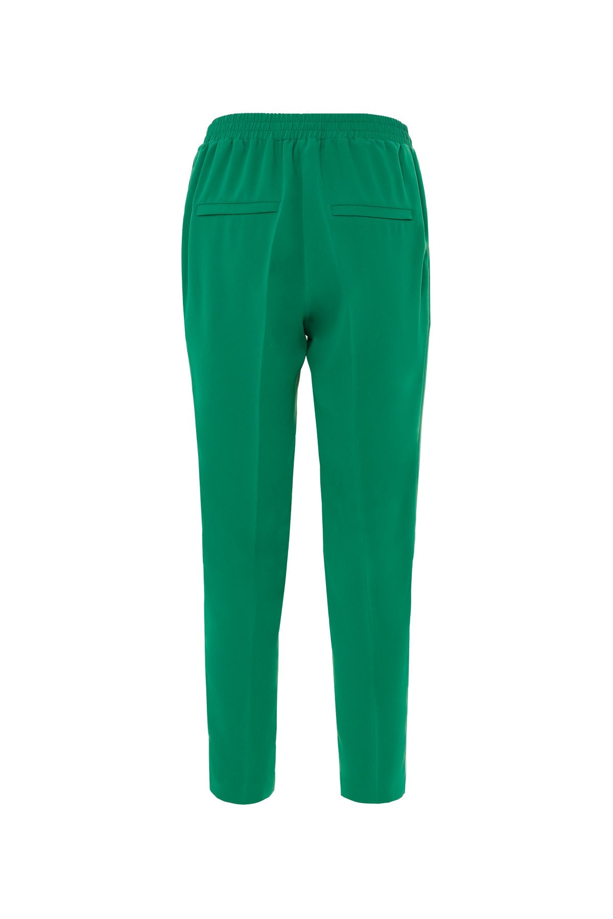 Green Straight-Leg Trousers