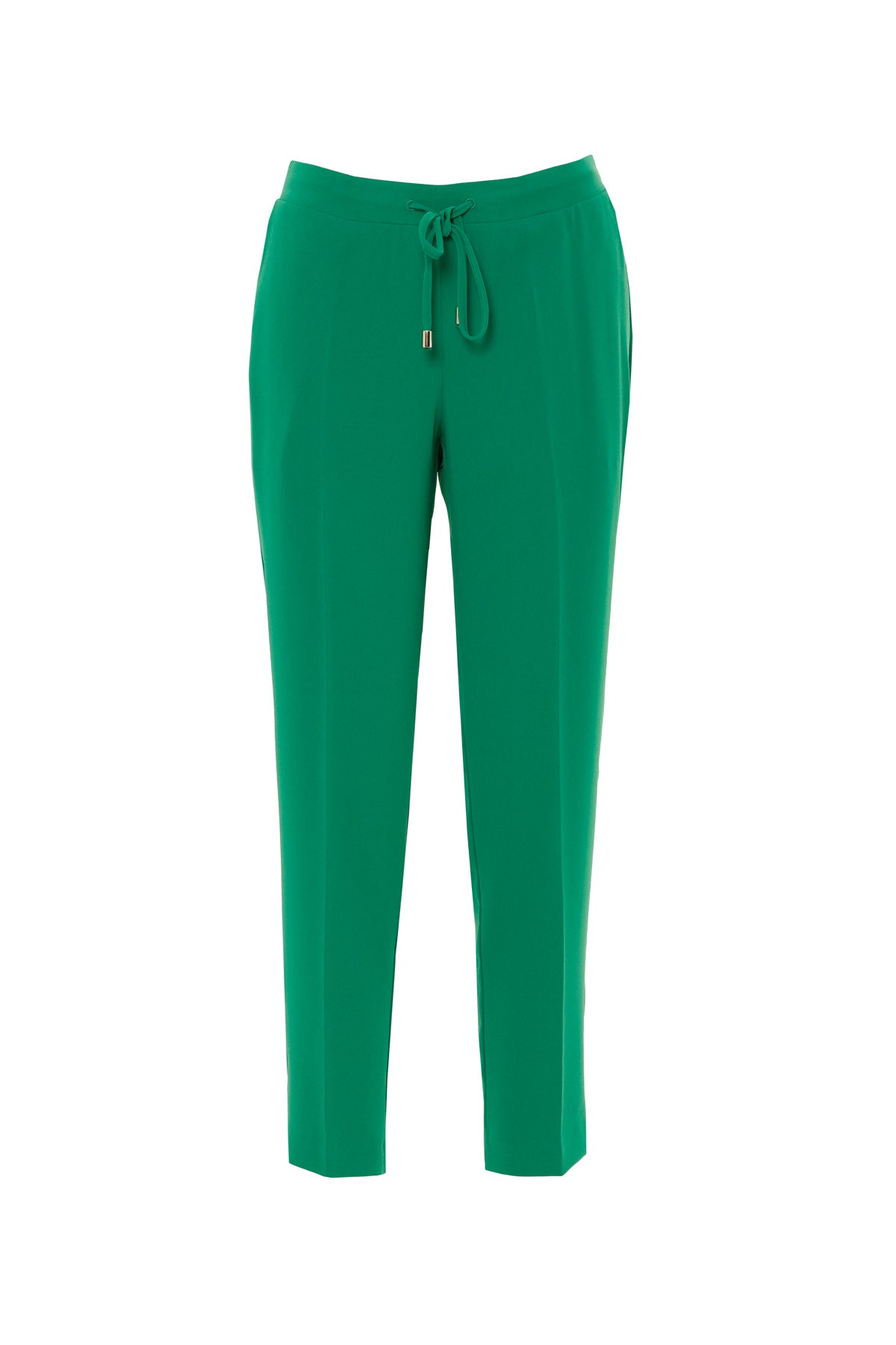 Green Straight-Leg Trousers