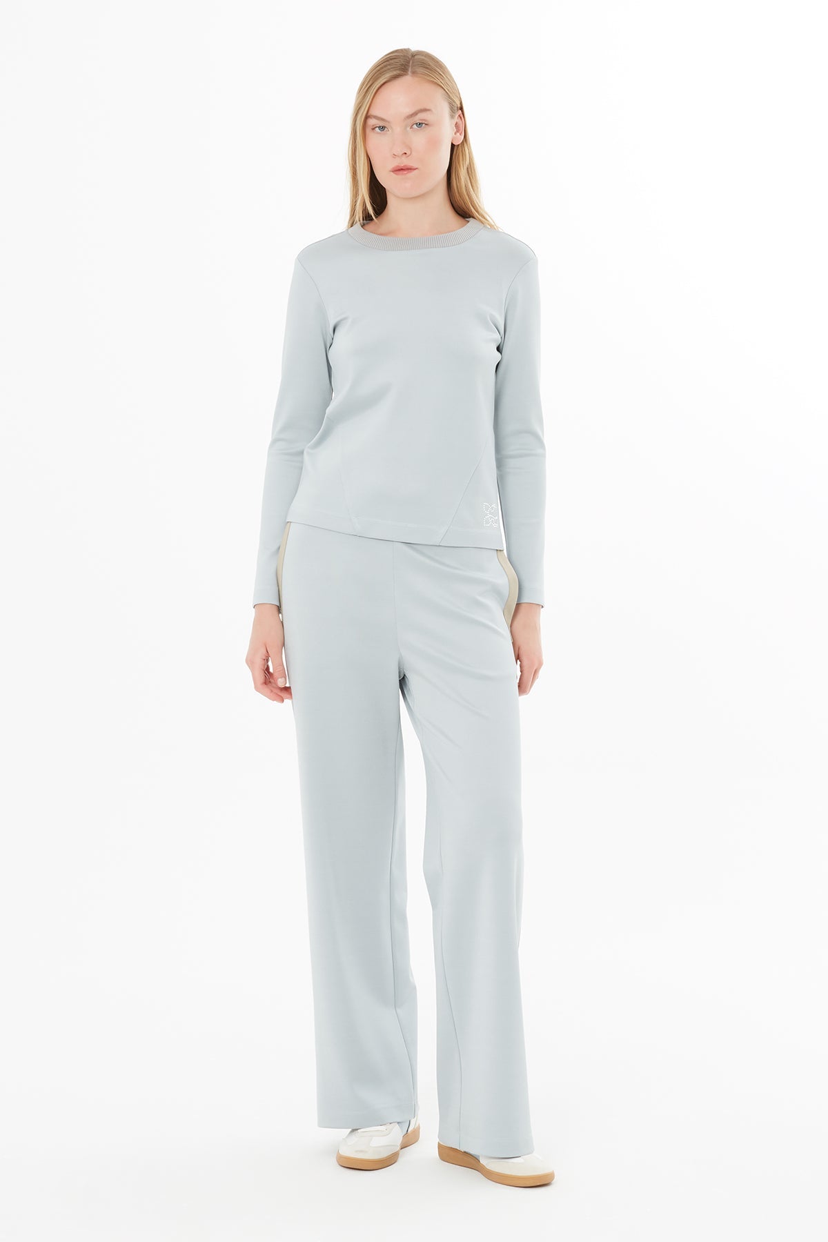 Blue Blouse with G-Logo