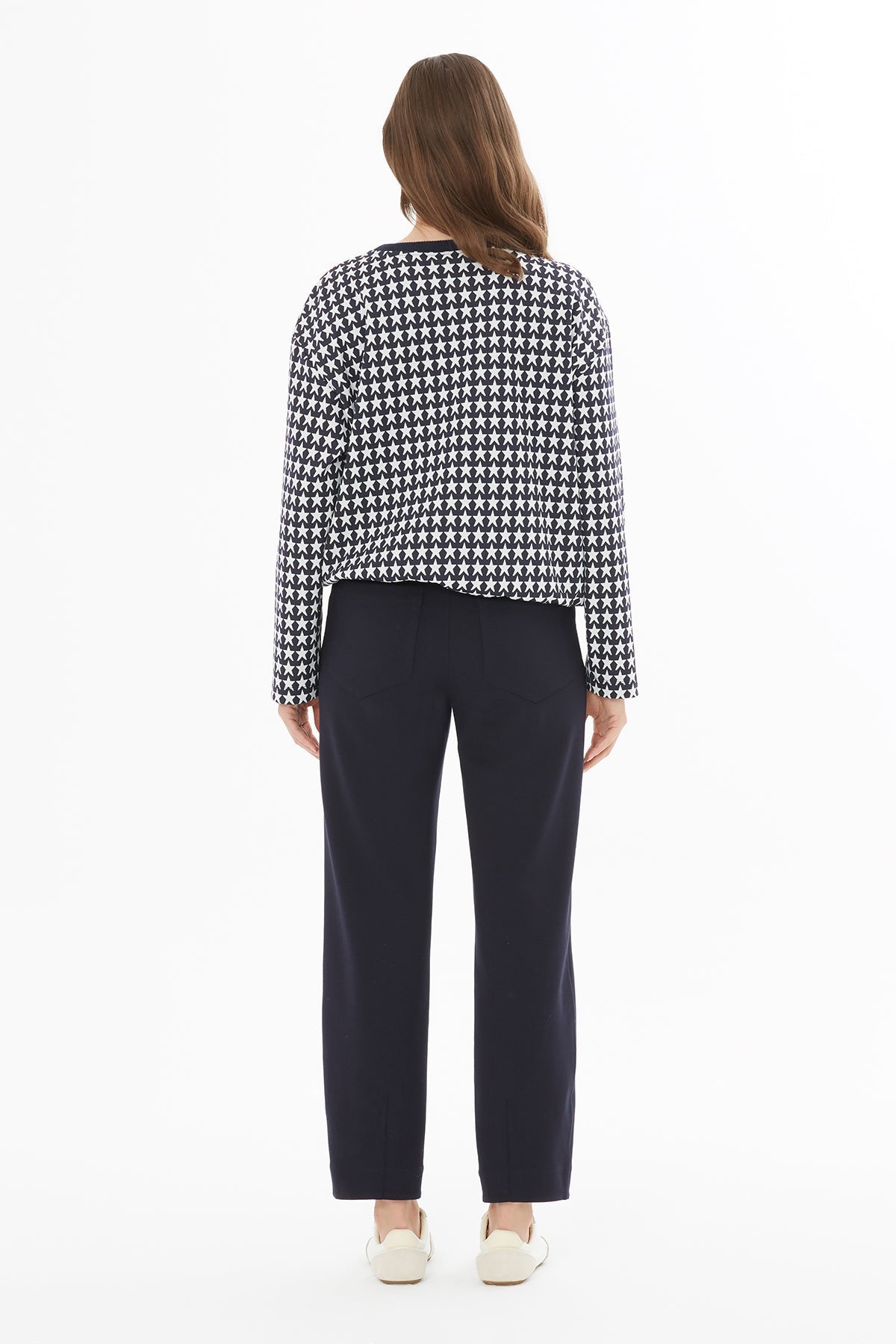 Printed Knit Blouse