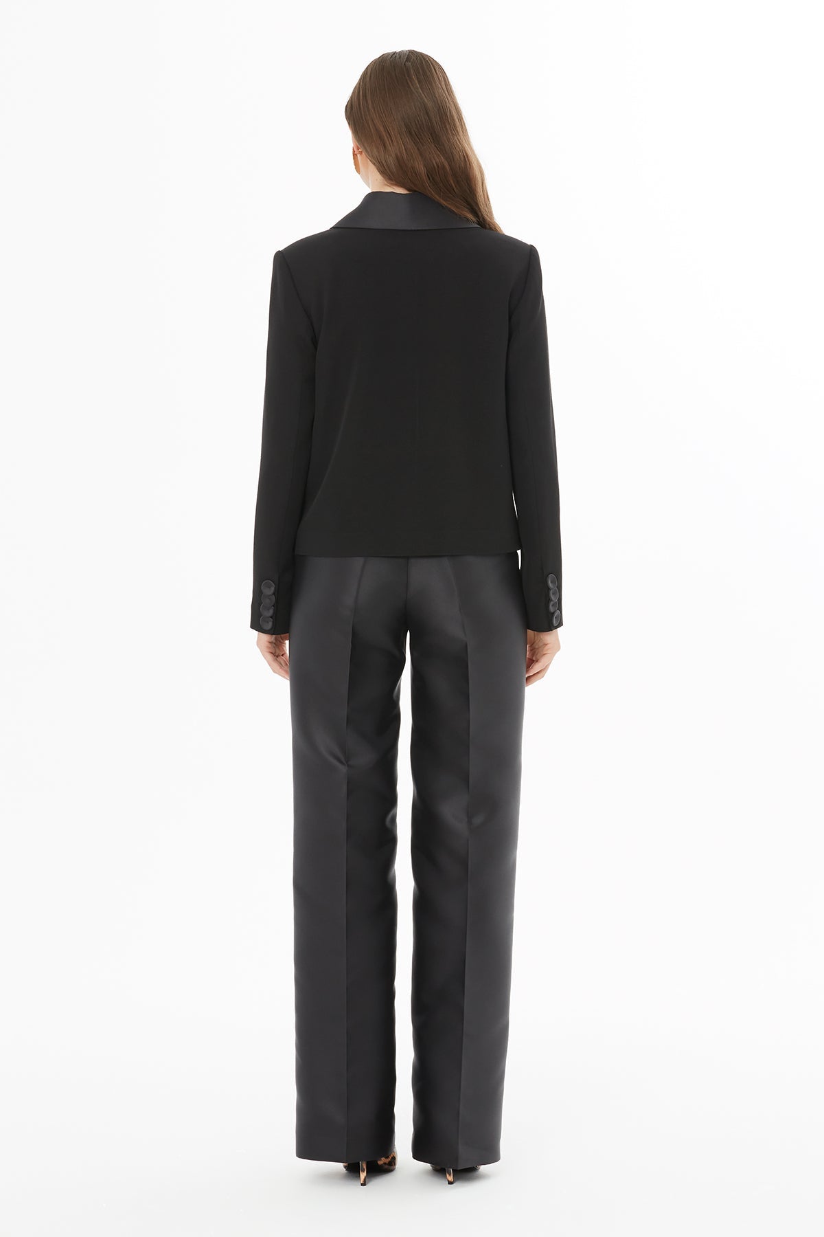 Black Double-Breasted Jacket