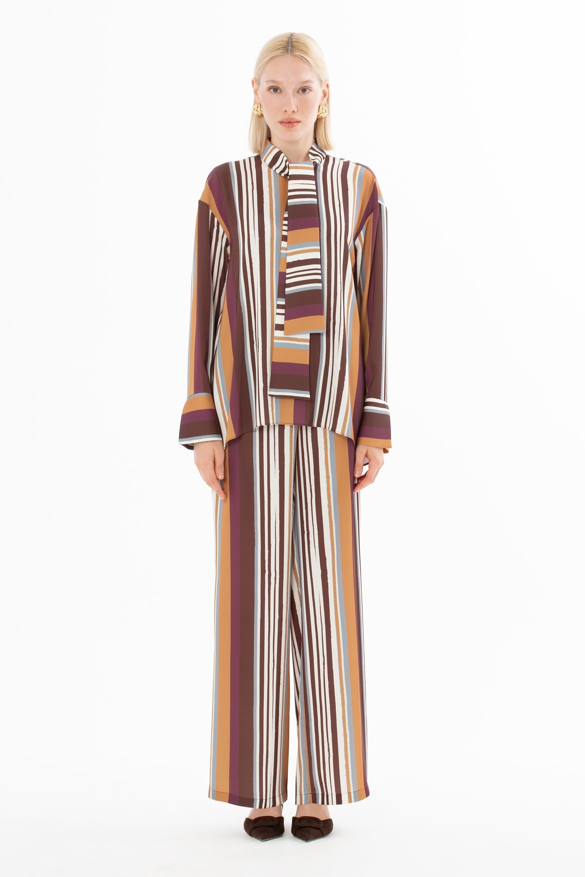 Printed Shirt and Trousers Suit