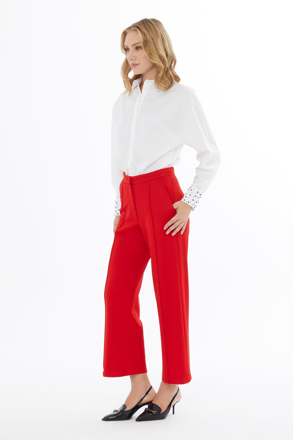 Red Hook-Closure Palazzo Pants