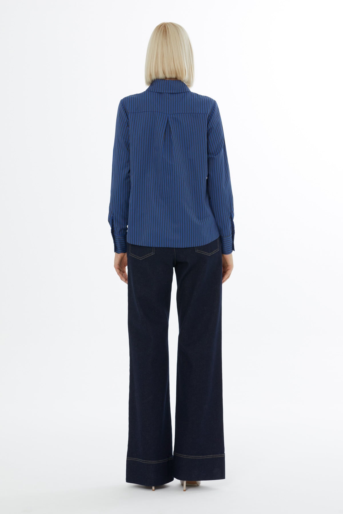 Blue Button-Down Collar Shirt