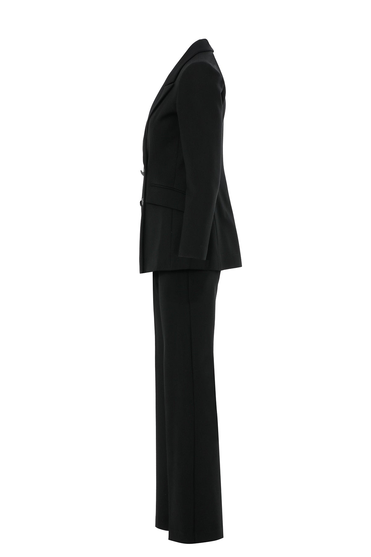 Black Suit with Flared Pants