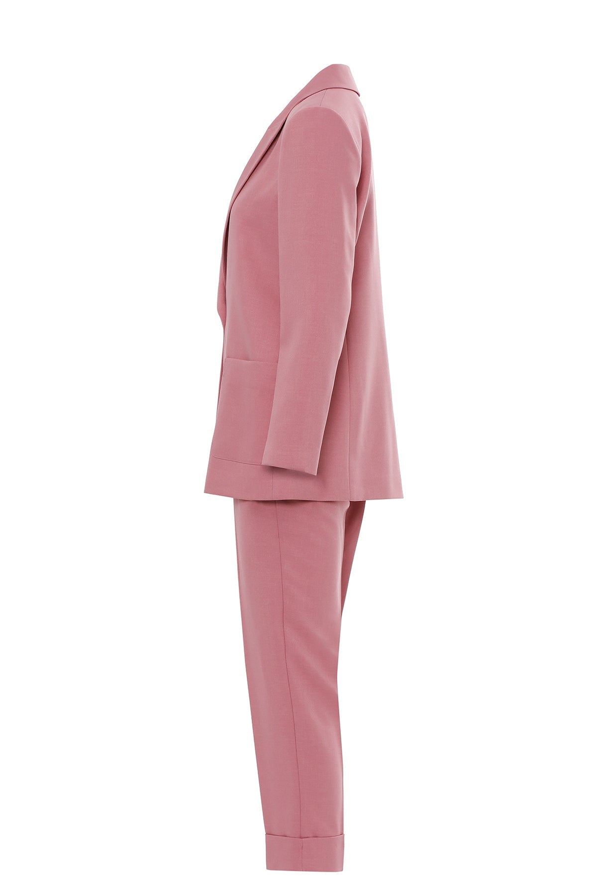 Pink Suit with Carrot Pants