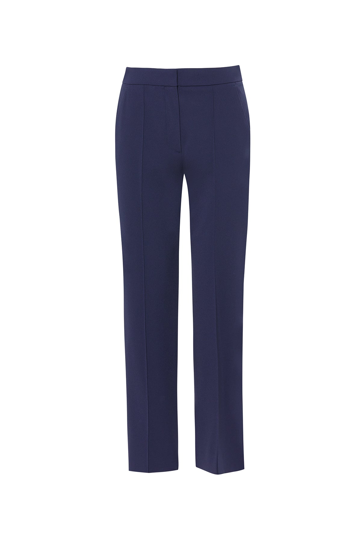 Blue Classic Fabric Trousers