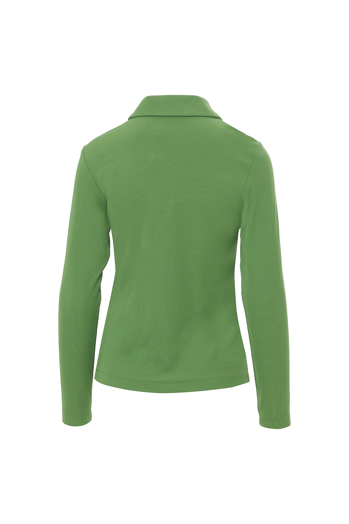 Green Collared Buttoned Blouse