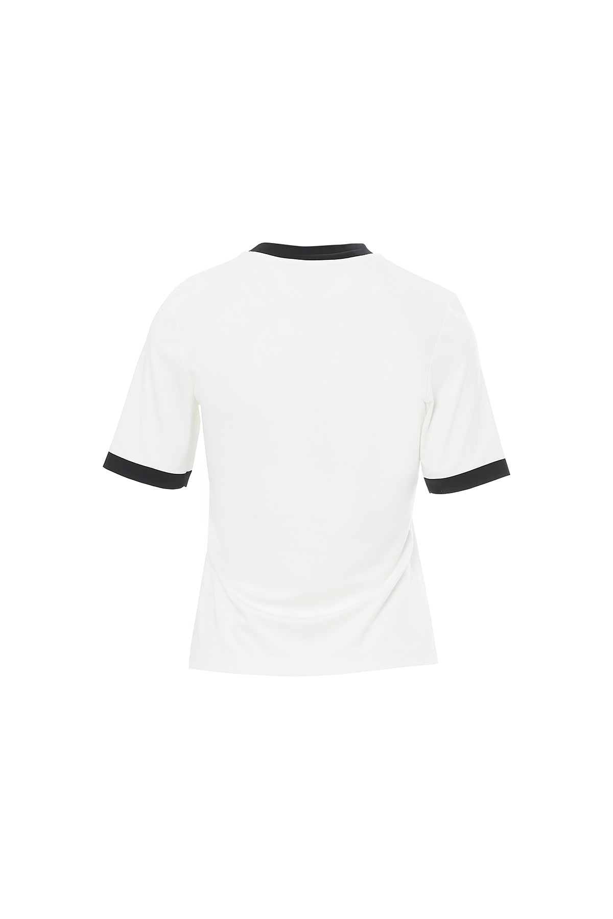 Ecru Blouse with Brooch Collar