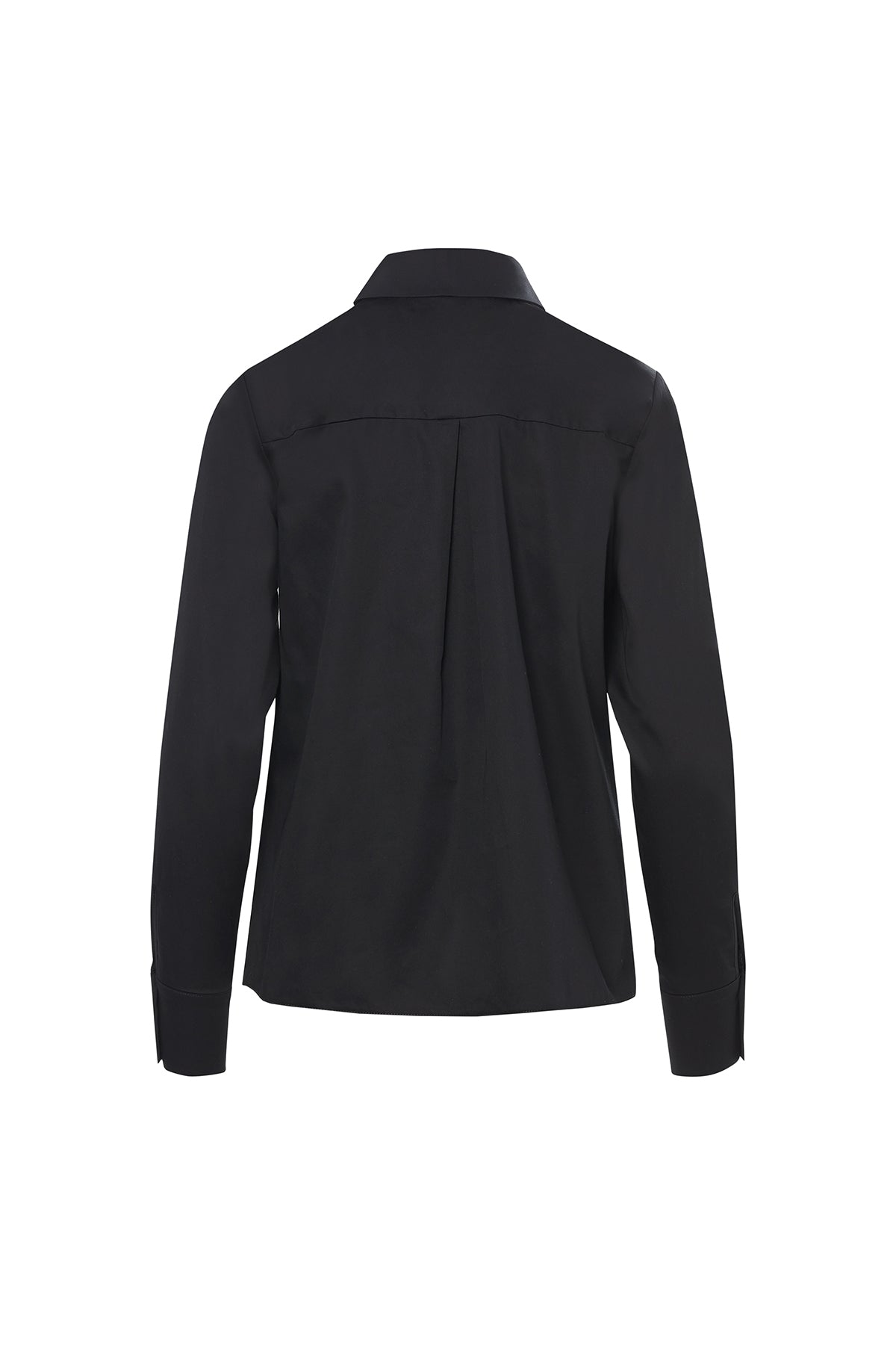 Black Shirt with Stone-Print Tie