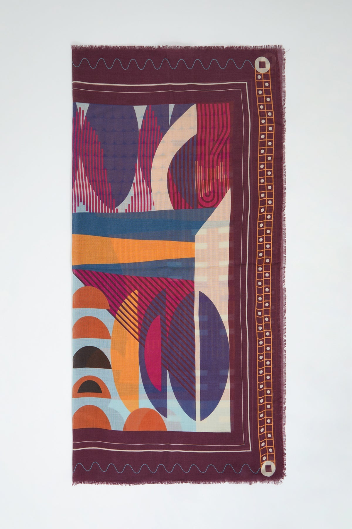 Geometric Patterned Scarf