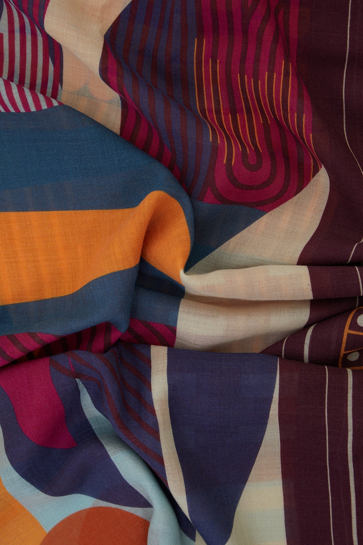 Geometric Patterned Scarf