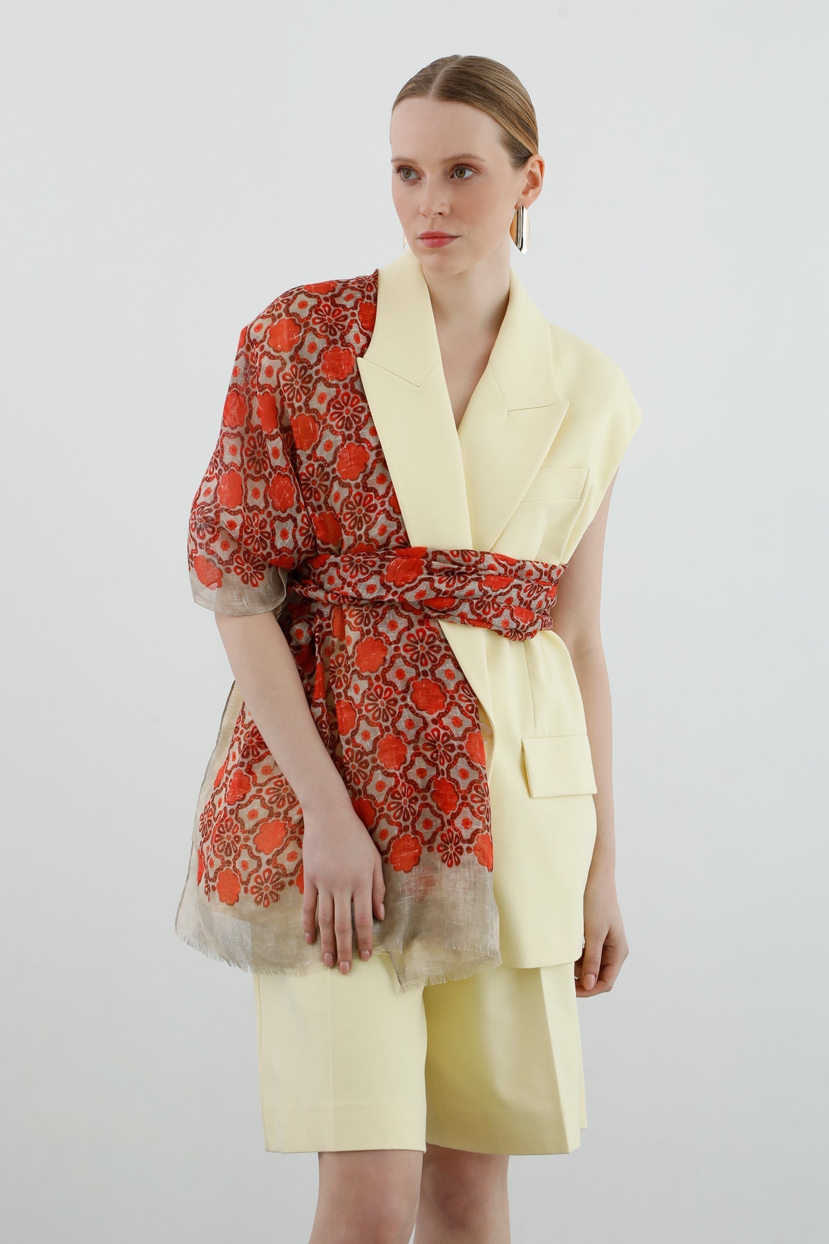 Scarf with Ethnic Pattern