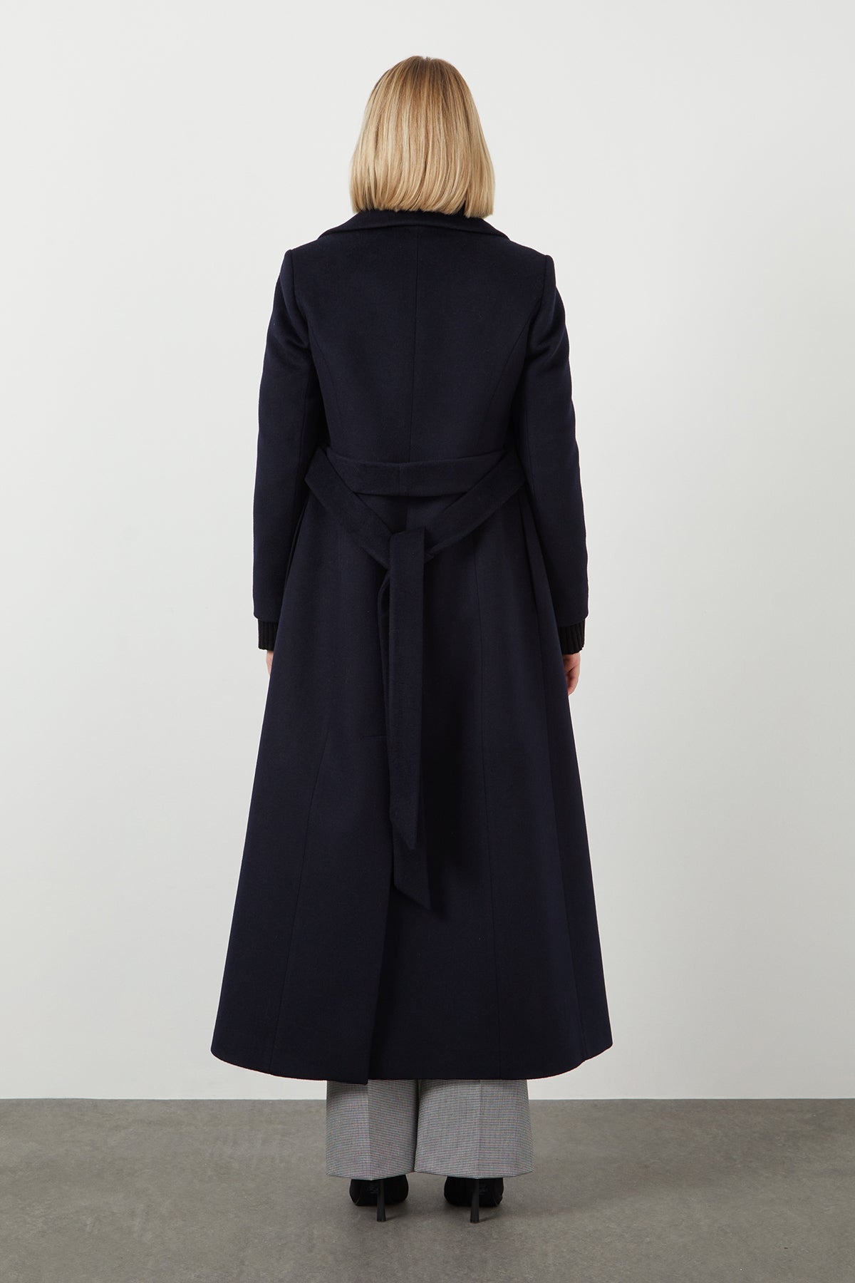 Dark Long Cashmere Coat