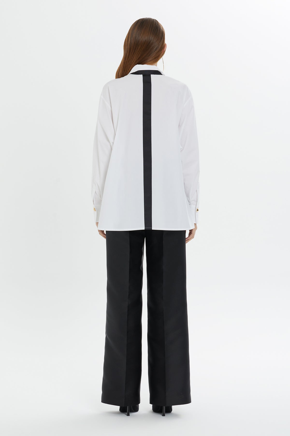 White Printed Cotton Shirt