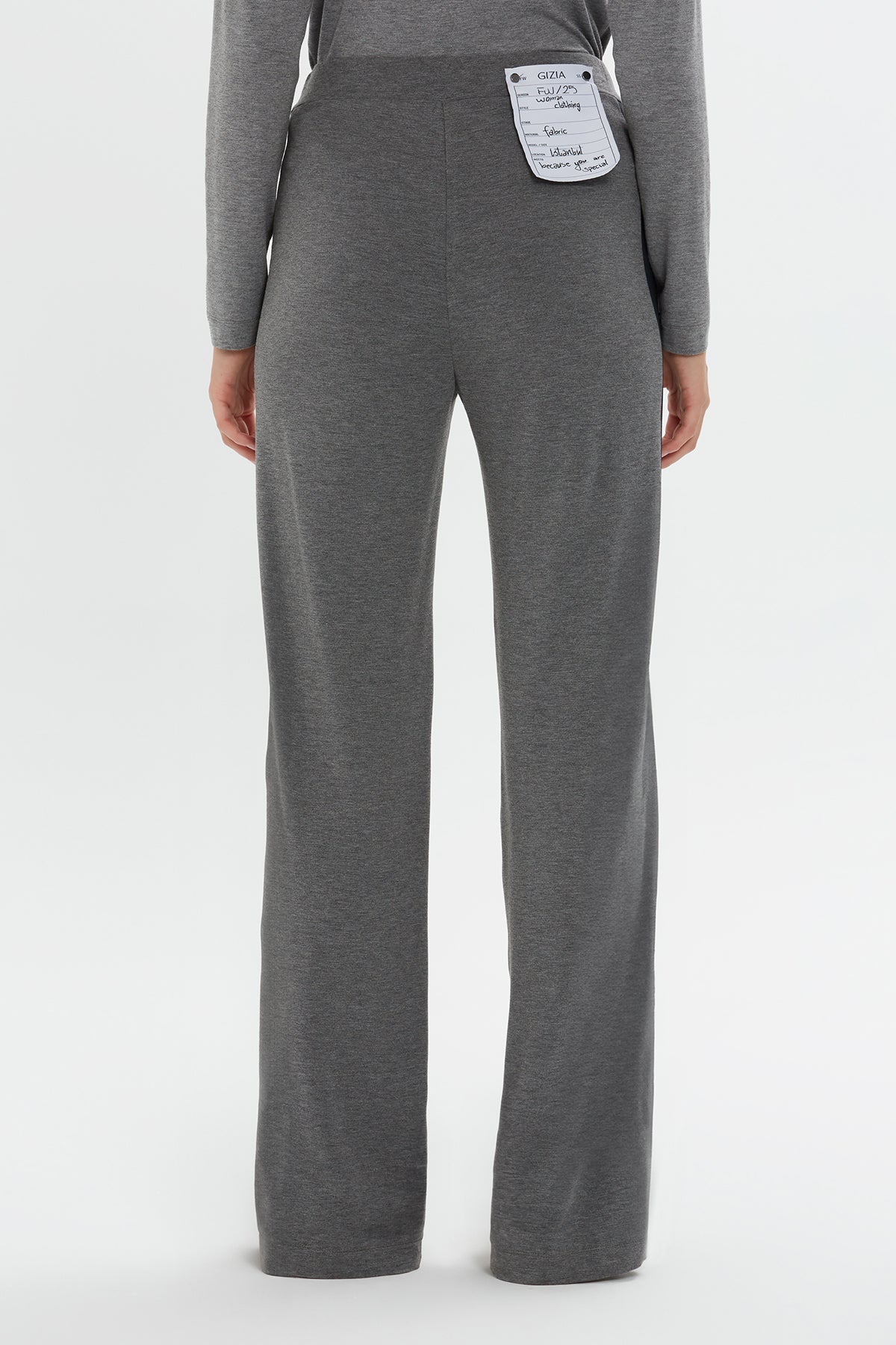 Grey Relaxed-Fit Sweatpants