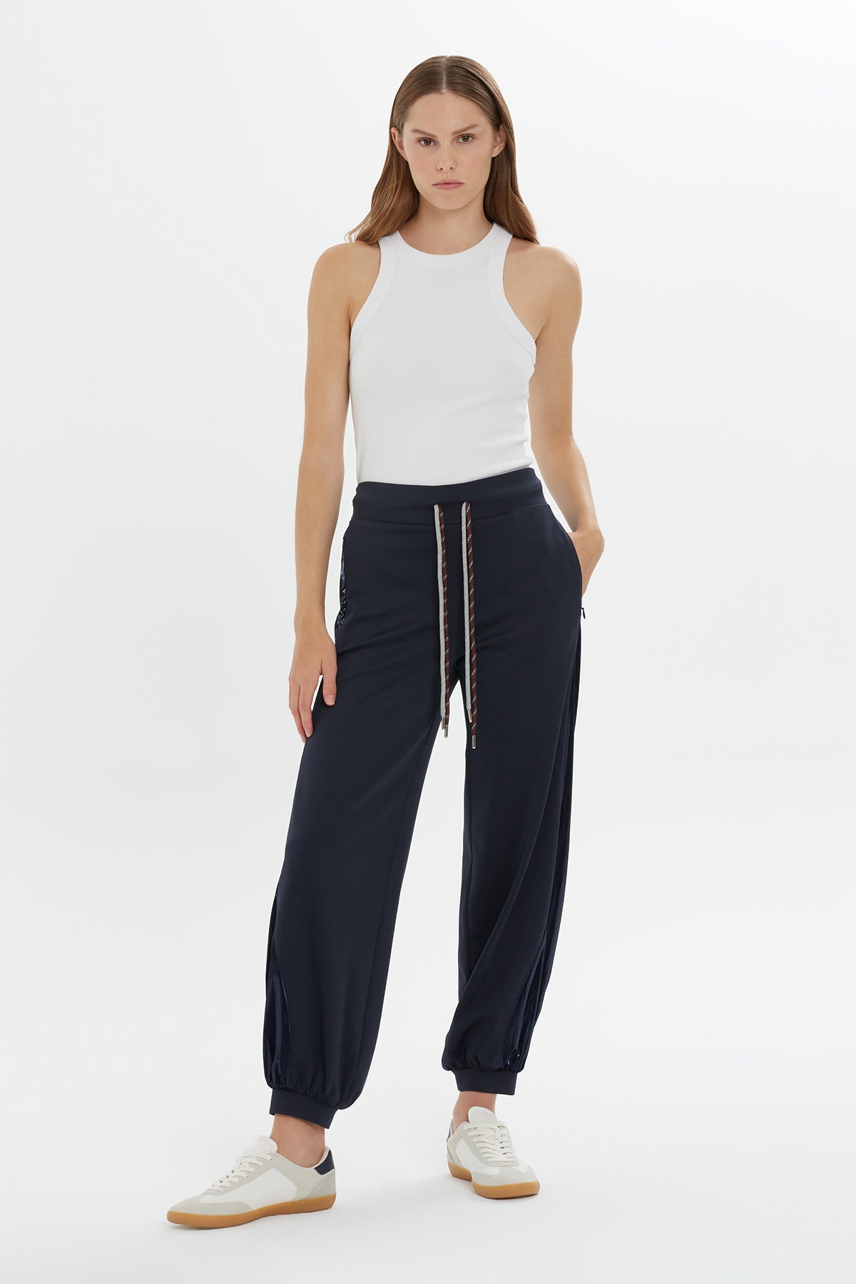 Blue Drawstring Sweatpants