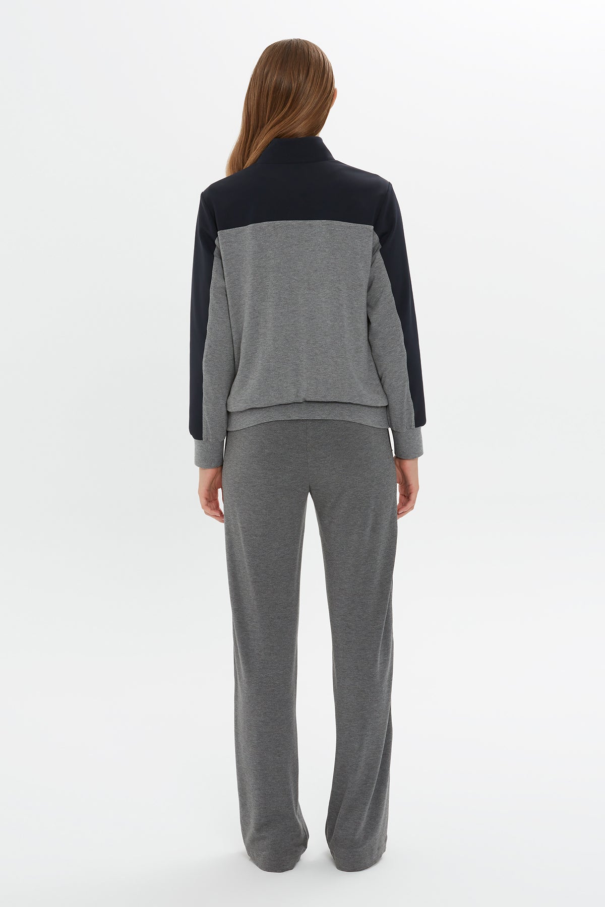 Grey Double-Zip Sweatshirt