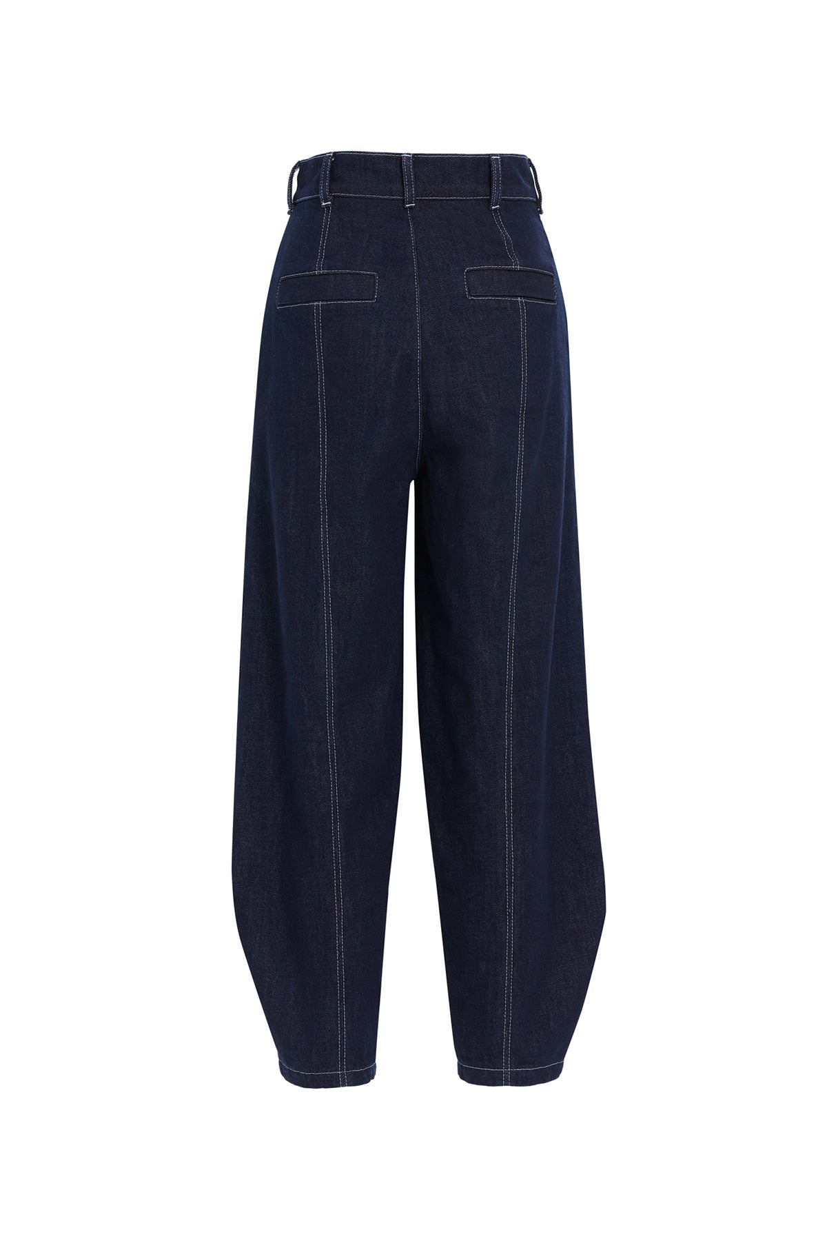 Beaded Embroidered Tapered Jeans