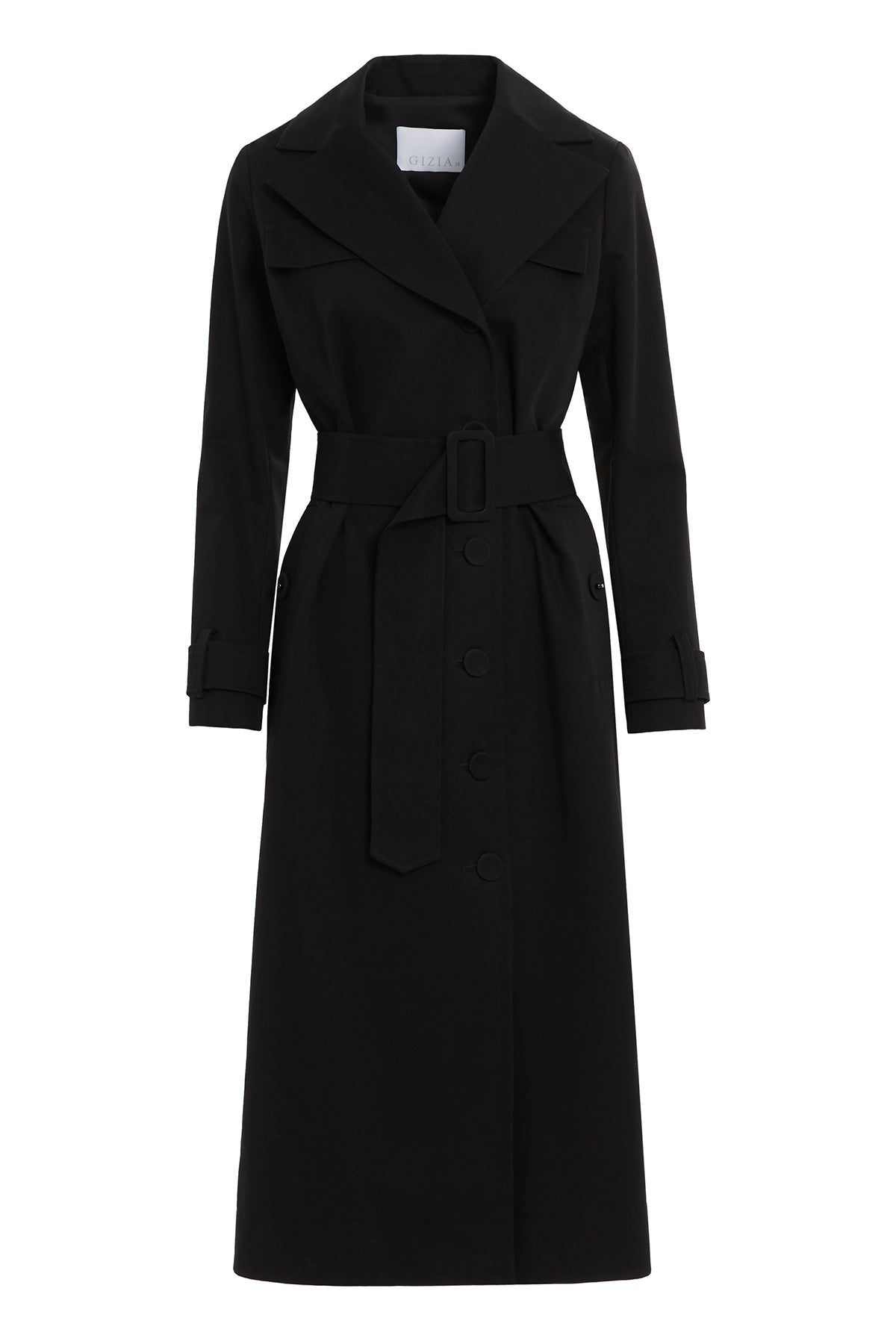 Double-Breasted Snap Trenchcoat