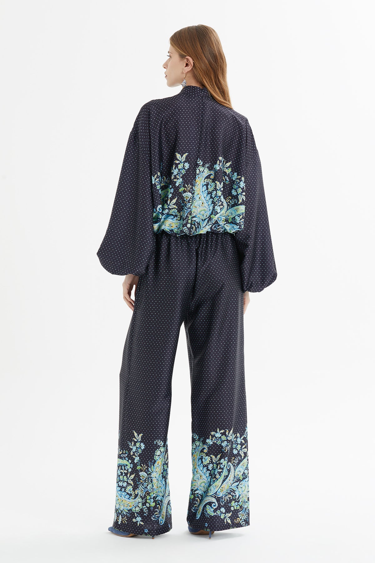 Navy Polka-Dot Tracksuit