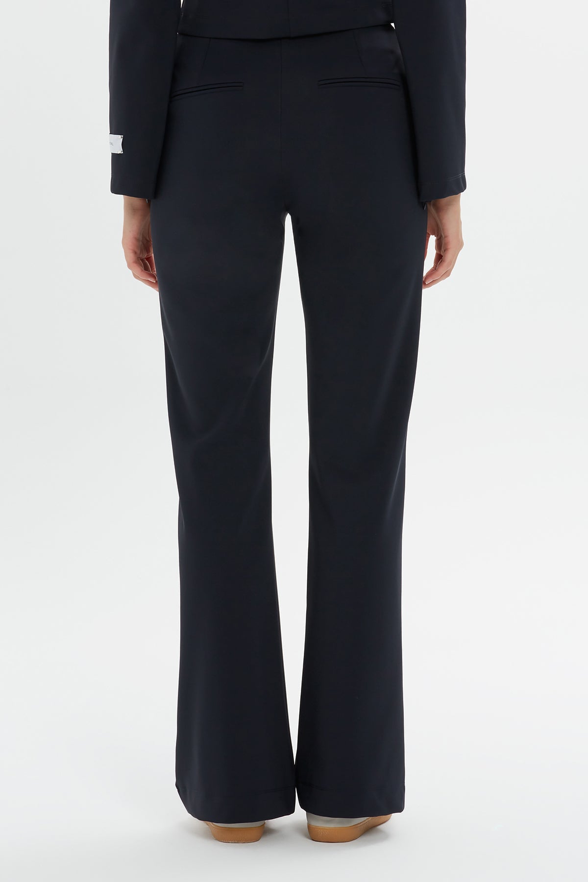 Black Slit Detail Pants