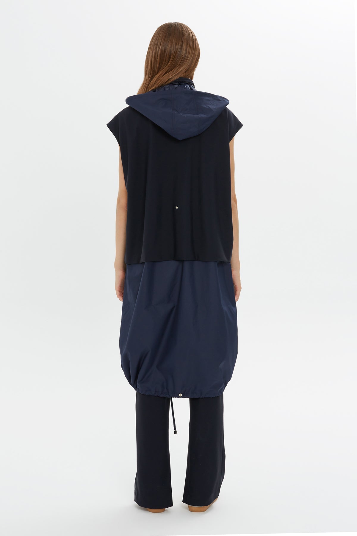 Hooded Long Vest
