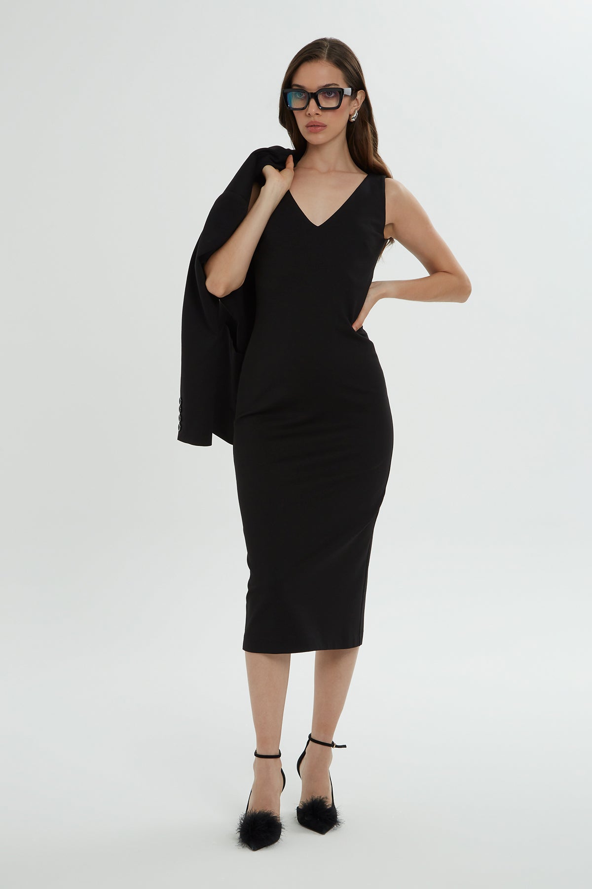 Black Jacket Co-Ord Set