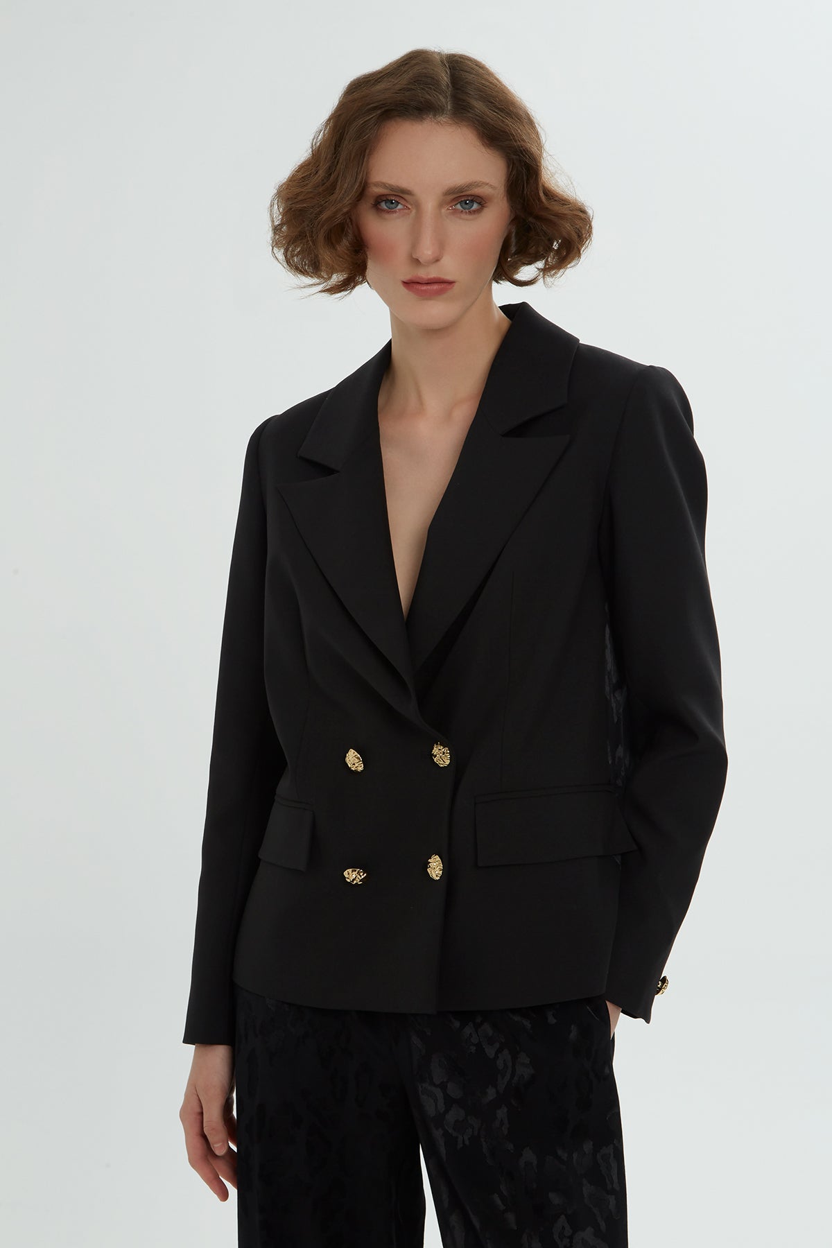 Black Jacquard Co-Ord Set