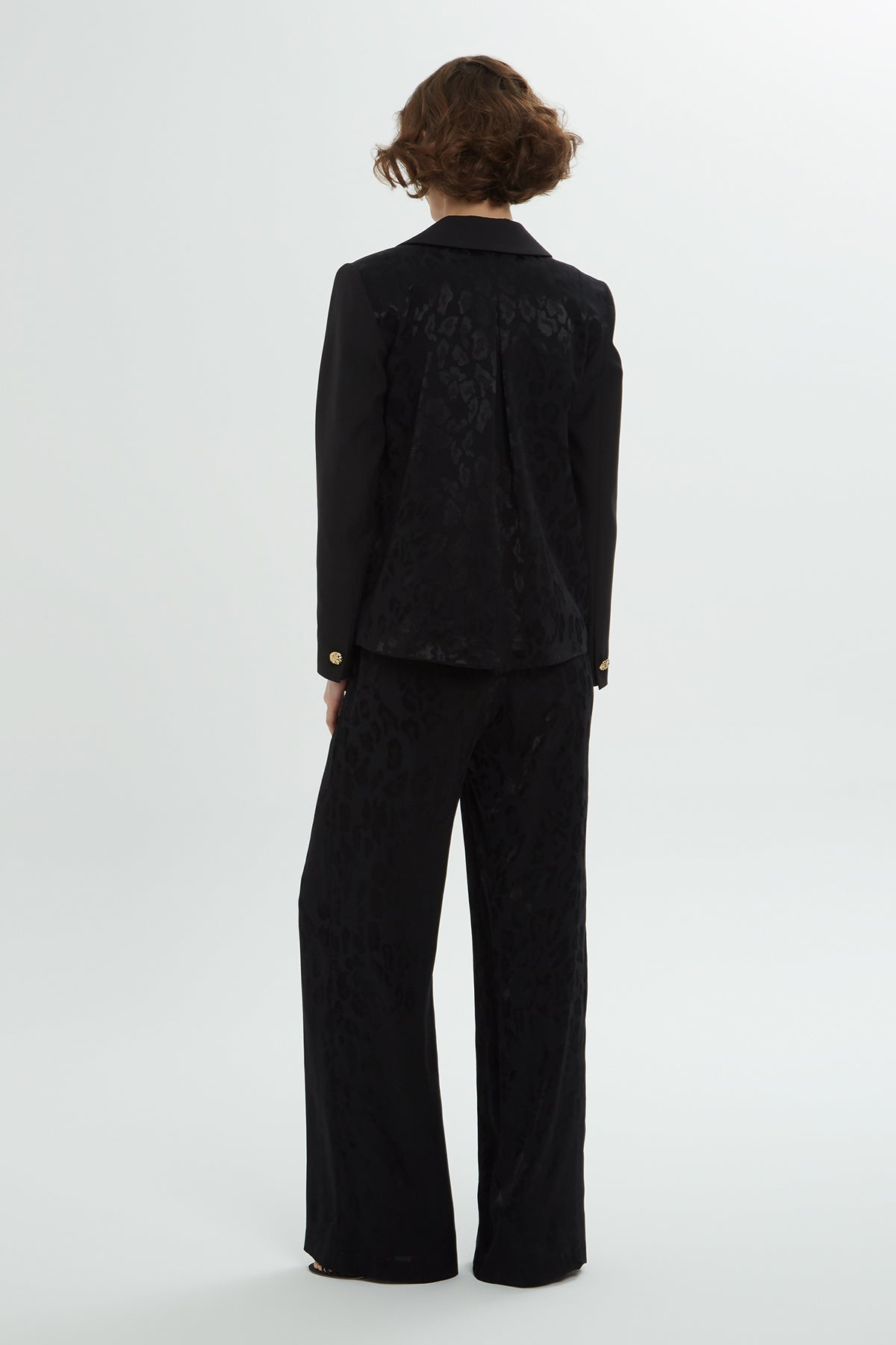 Black Jacquard Co-Ord Set