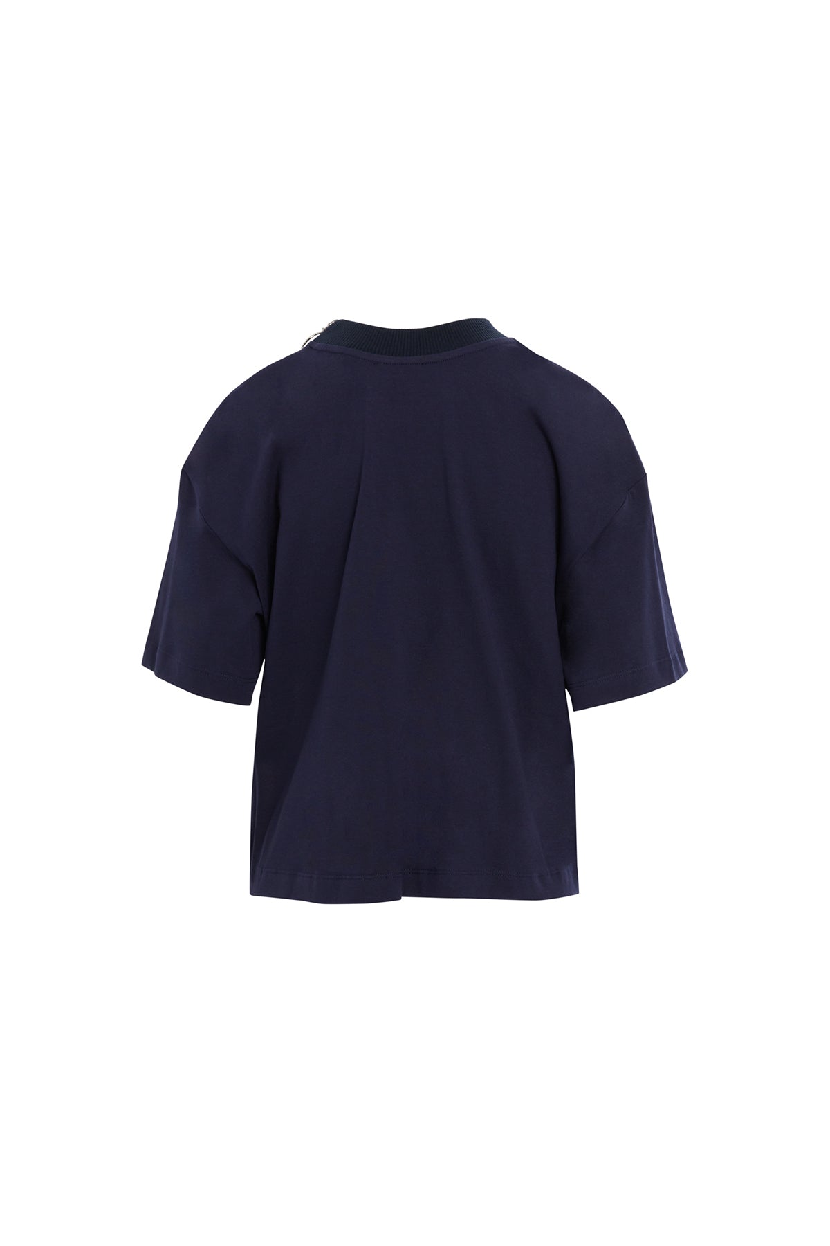 Navy Graphic Print Short Sleeve T-shirt