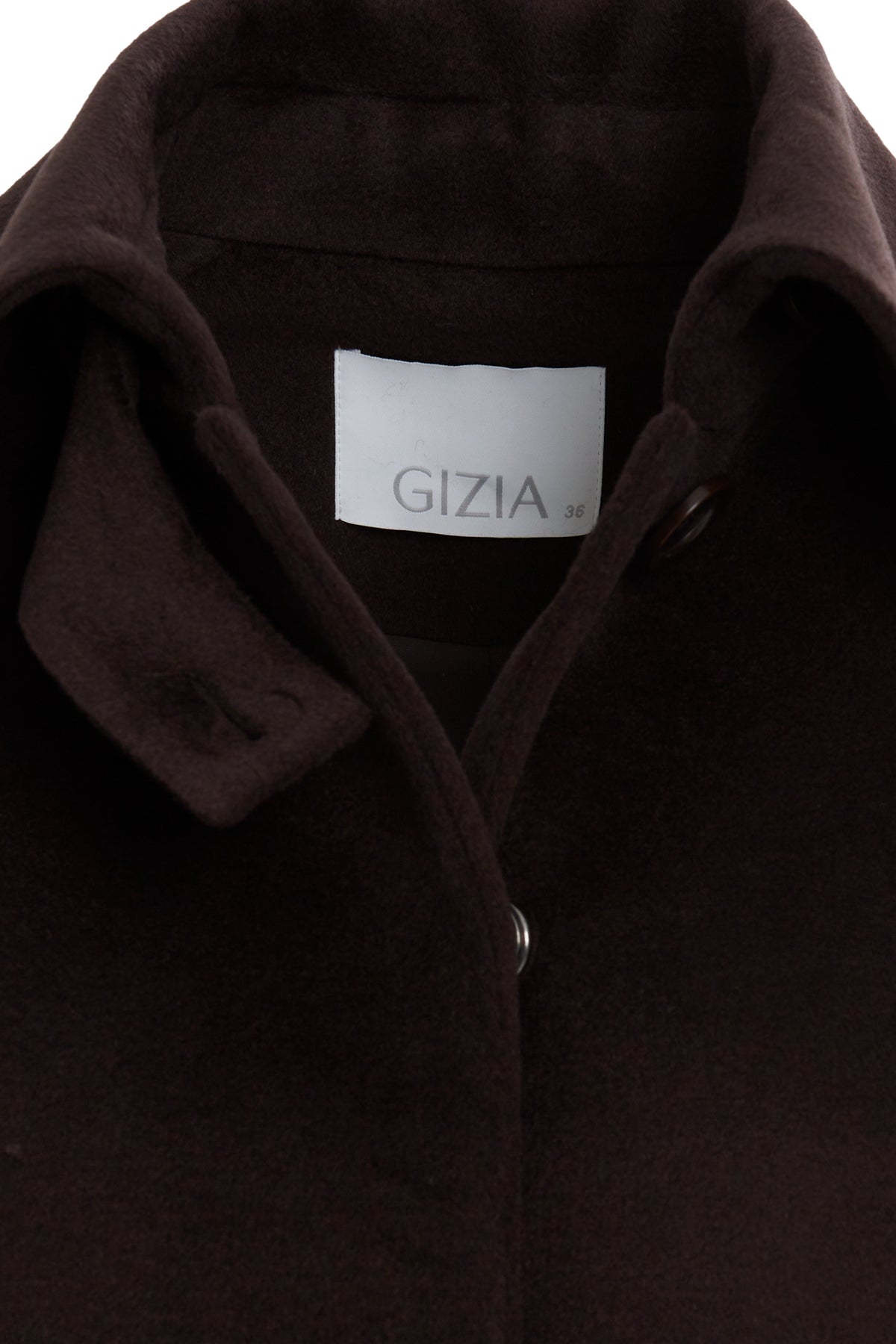 Notched-Collar Cashmere Coat