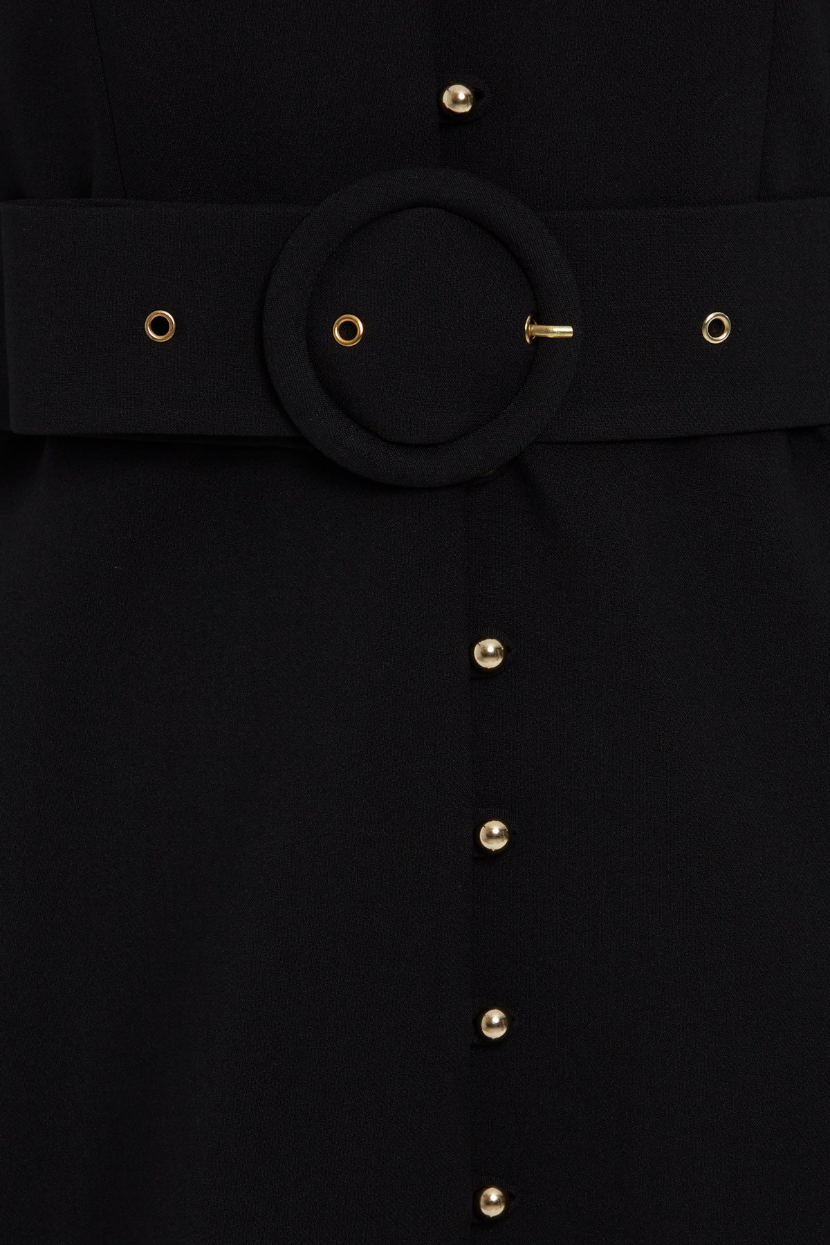 Black Belted Maxi Dress