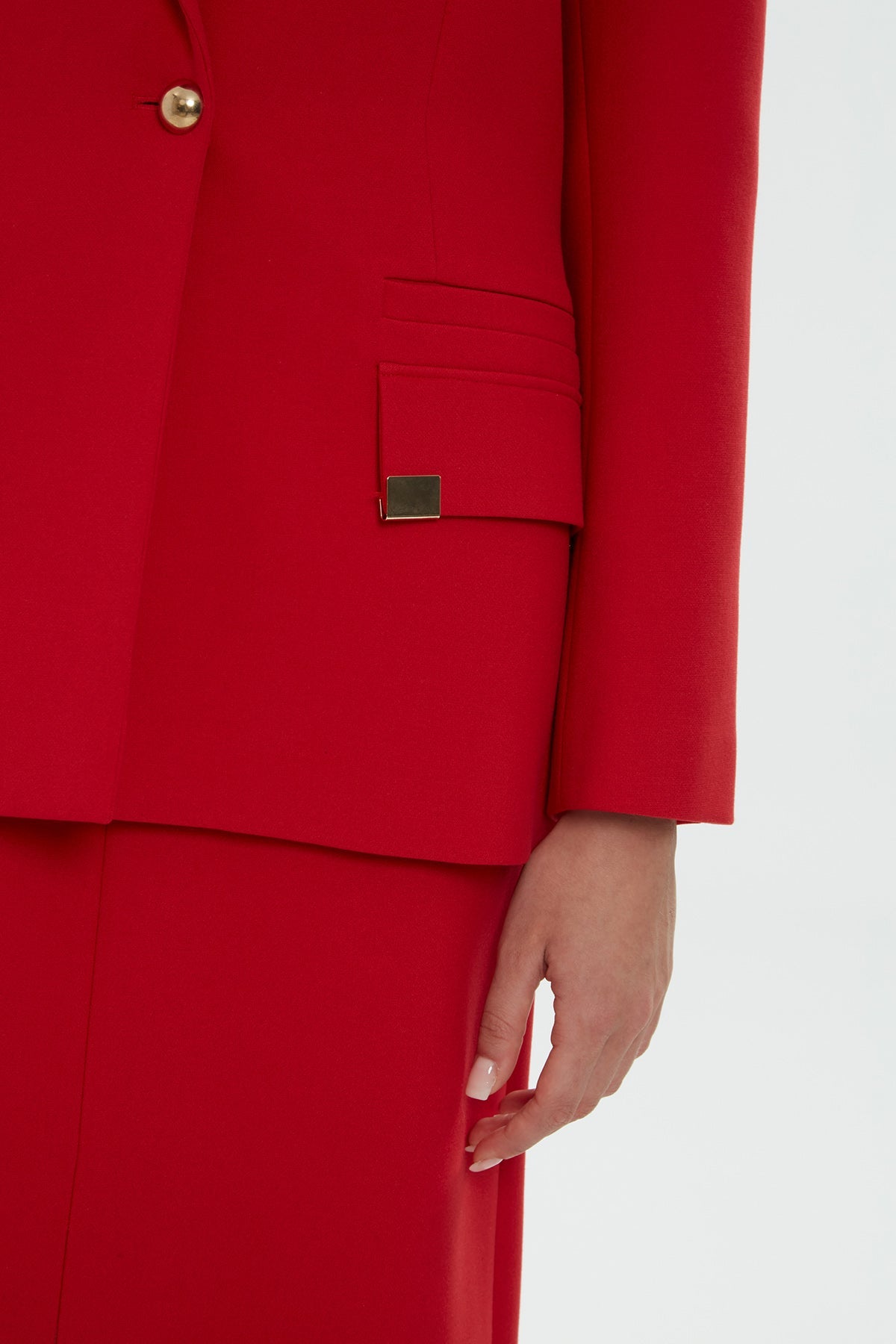 Belted Double-Breasted Jacket