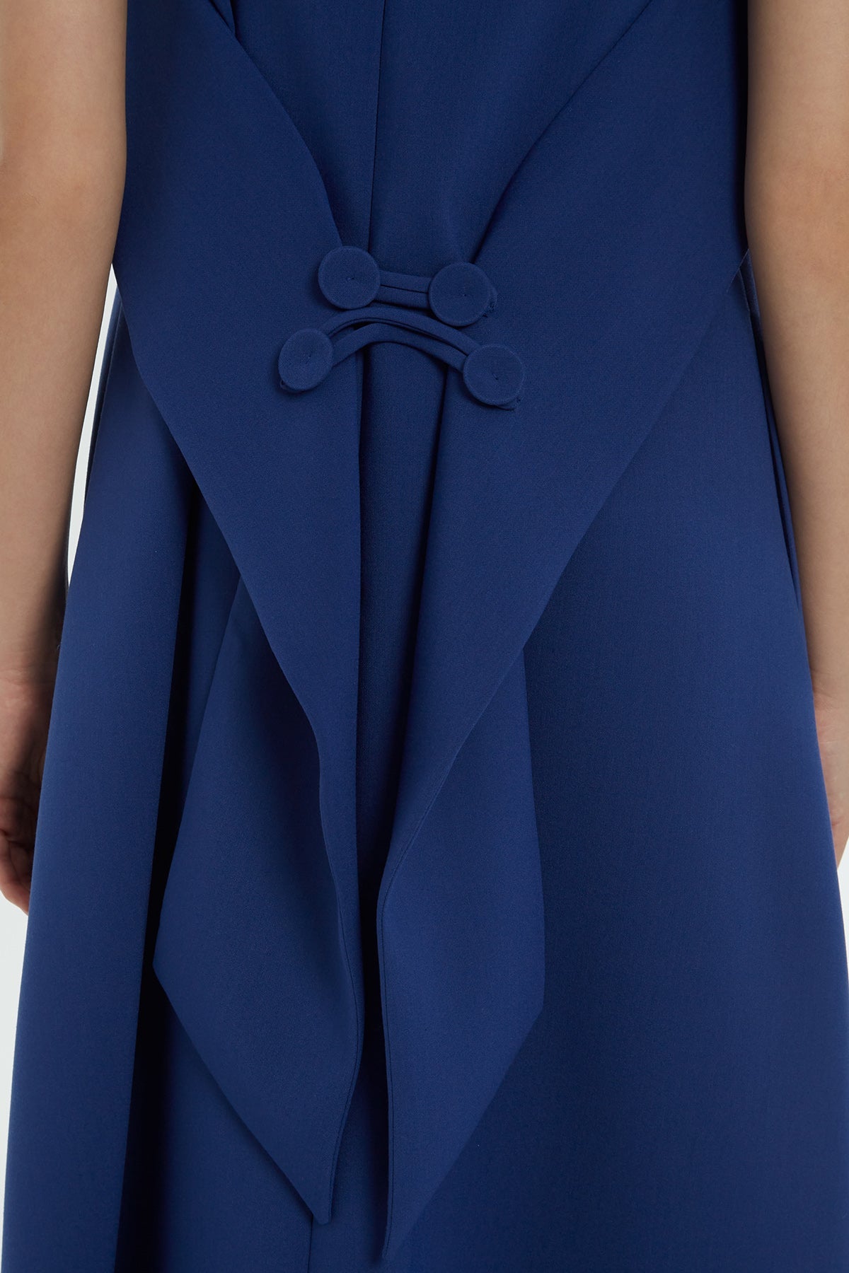 Blue Strappy Midi Dress