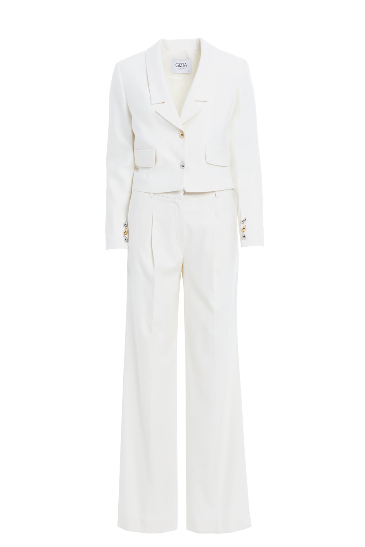 Ecru Short-Jacket Co-Ord Set