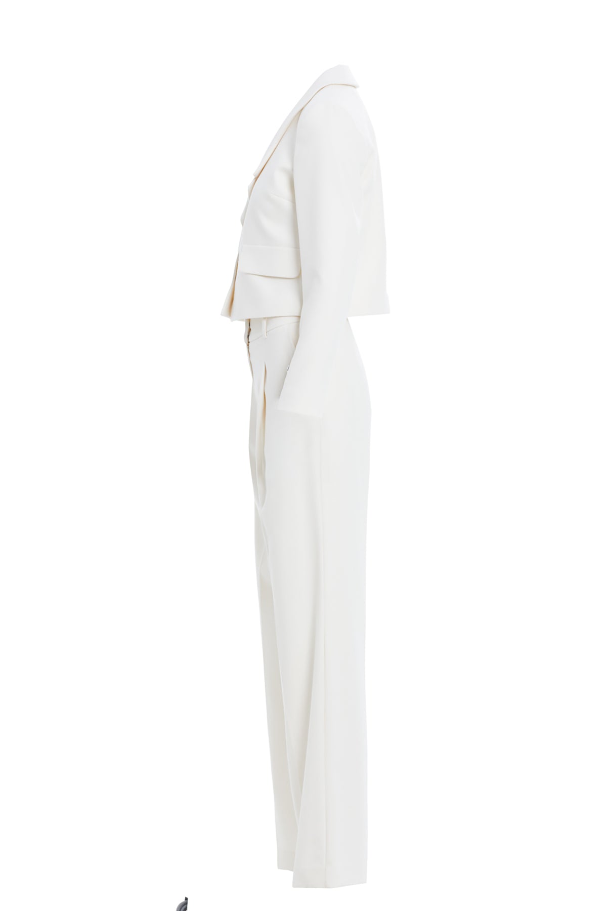 Ecru Short-Jacket Co-Ord Set