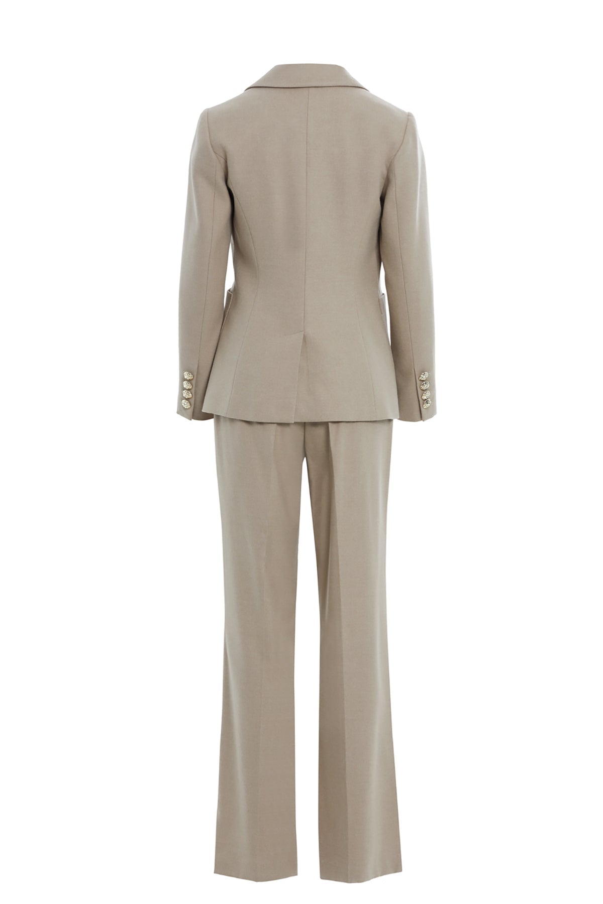 Brown Pocket-Detail Co-Ord Set