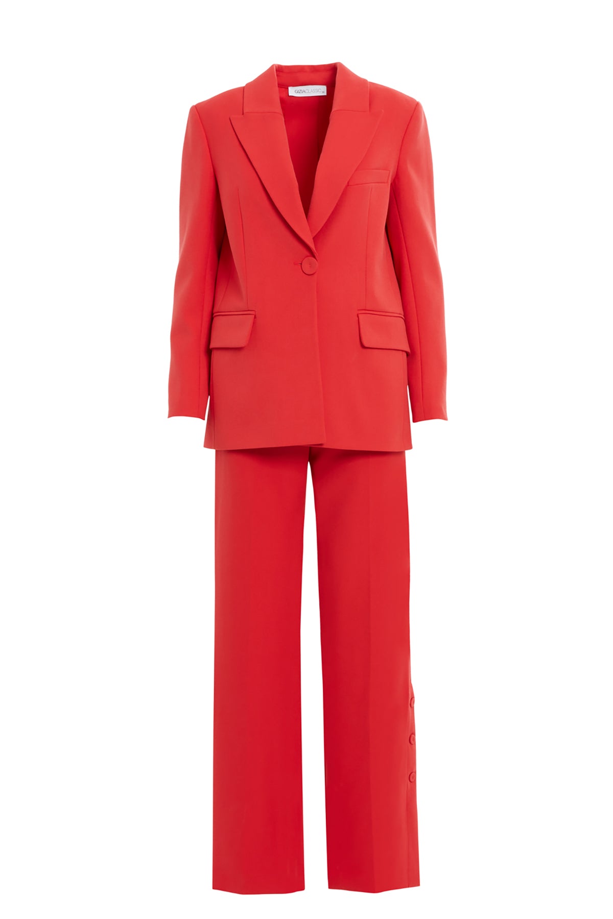 Red Button Detail Set