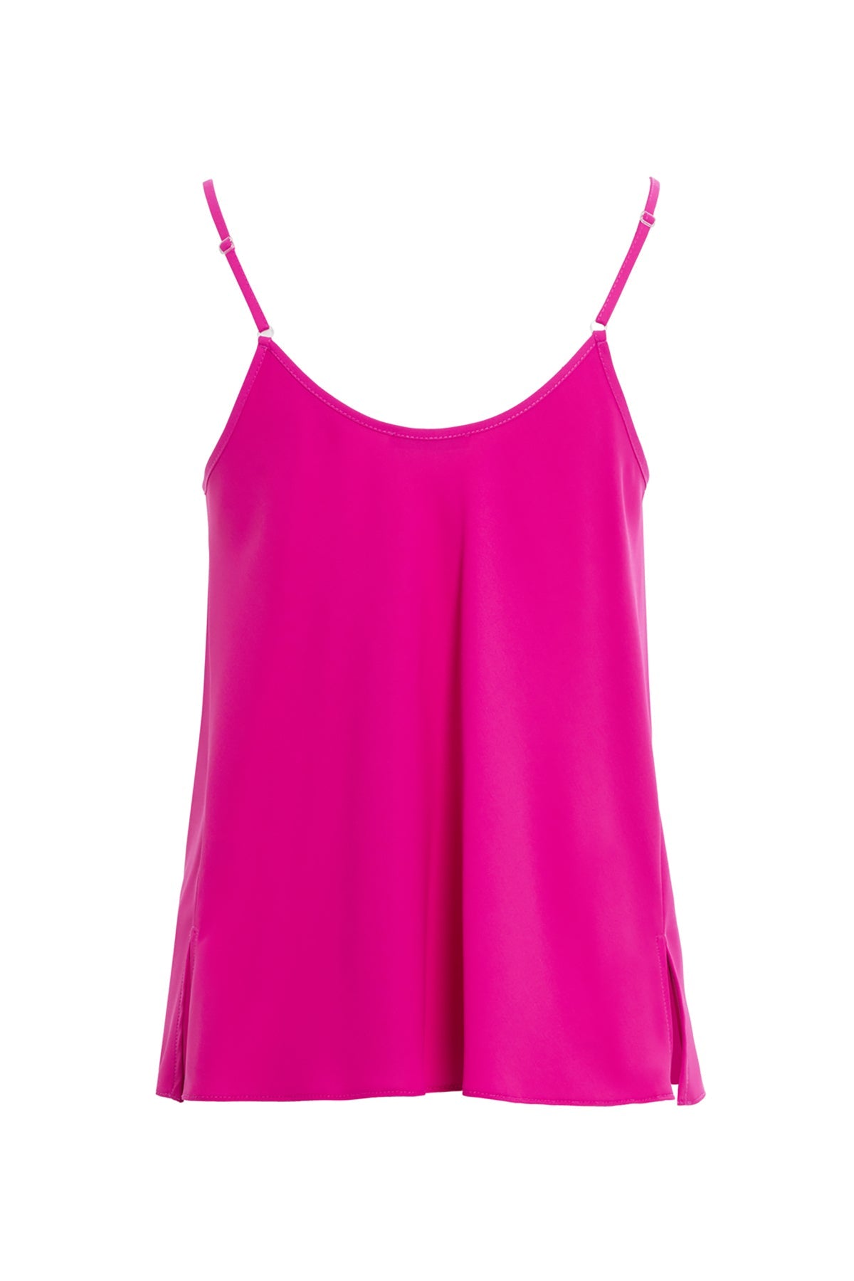 Pink Drape Neck Strappy Blouse