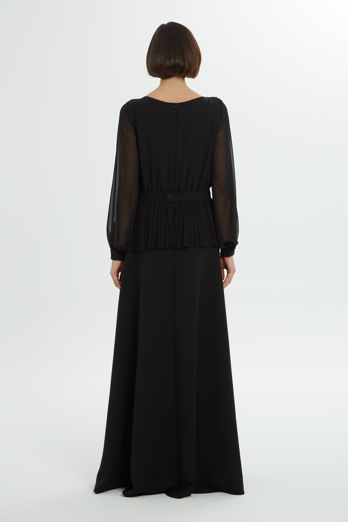 Black Beaded Maxi Dress