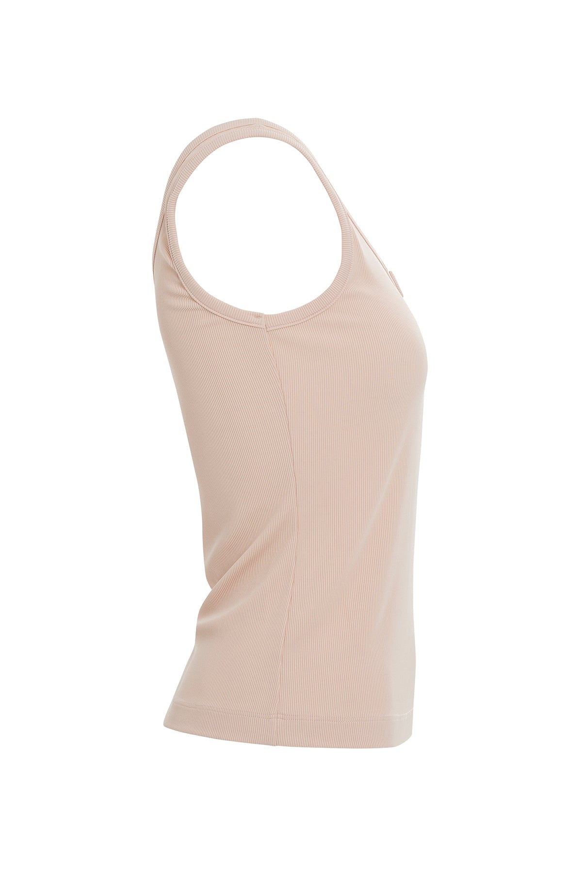 Pink Button-Detail Strappy Blouse