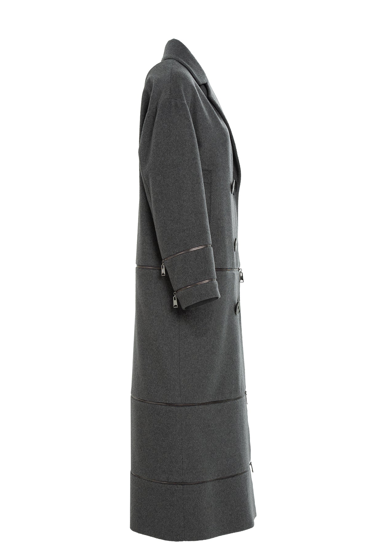 Three Length Options Long Cashmere Coat