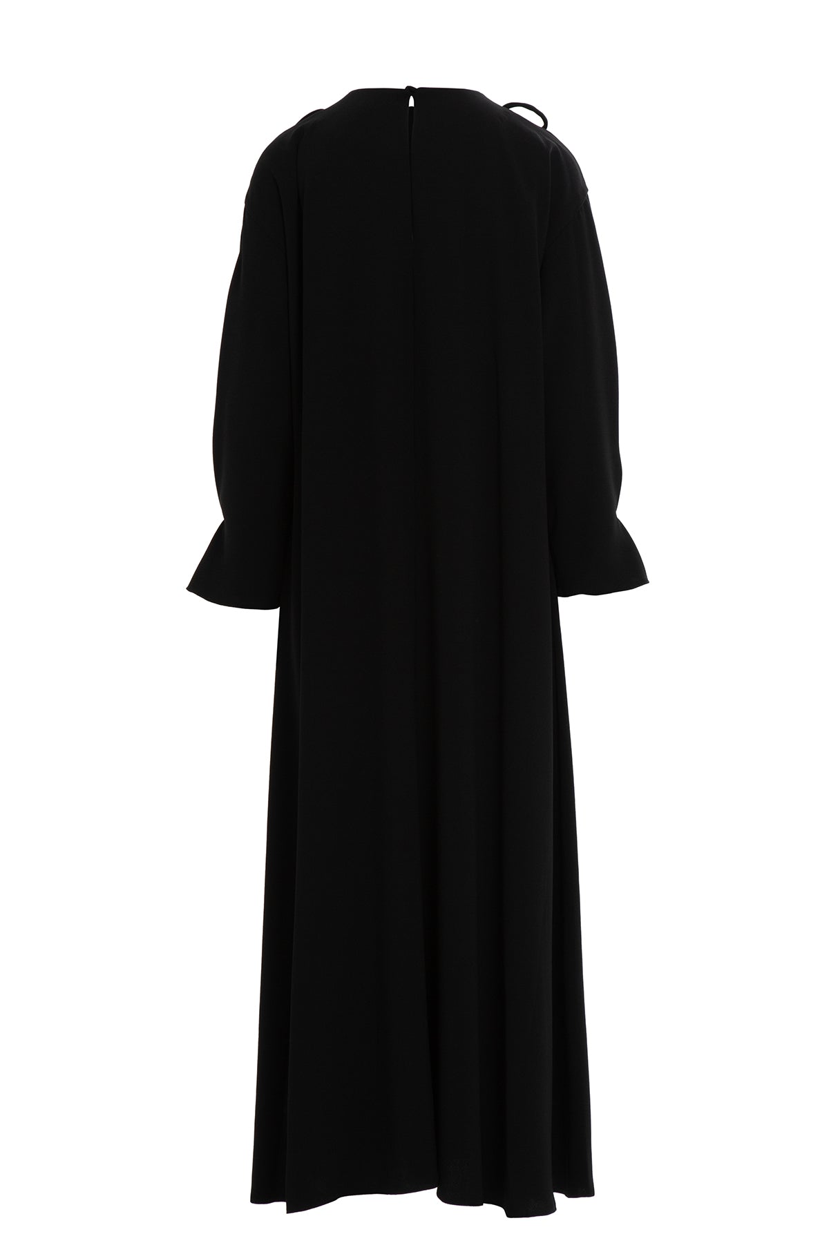 Black Chain-Collar Maxi Dress
