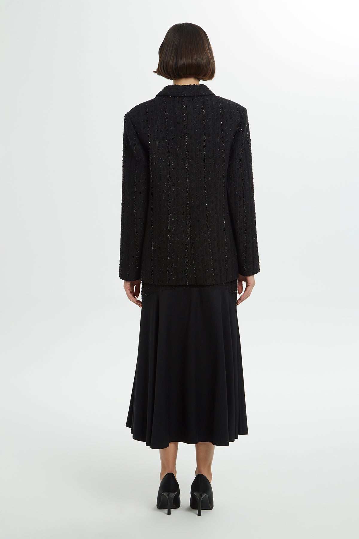 Double-Breasted Tweed Jacket