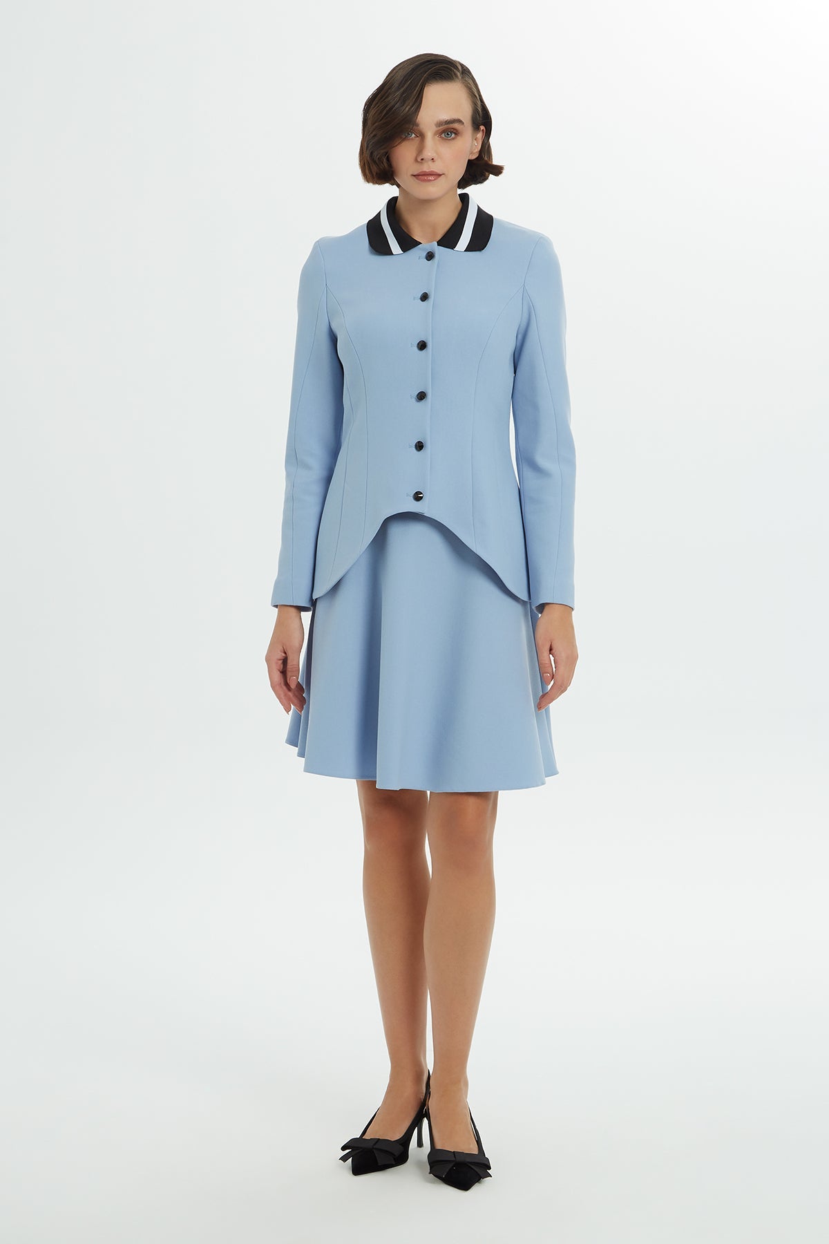 Blue Asymmetric Co-Ord Set