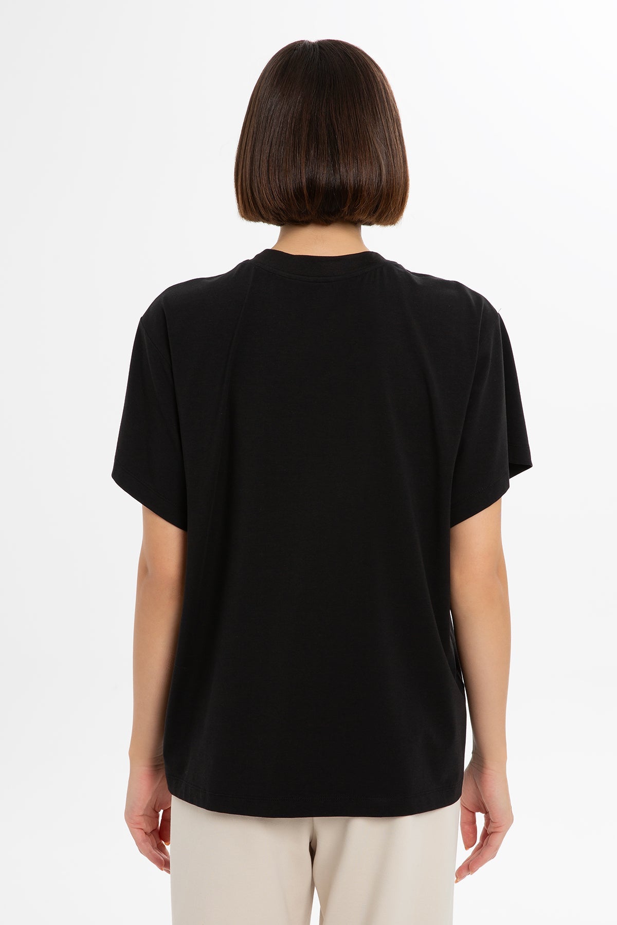 Black Printed T-Shirt