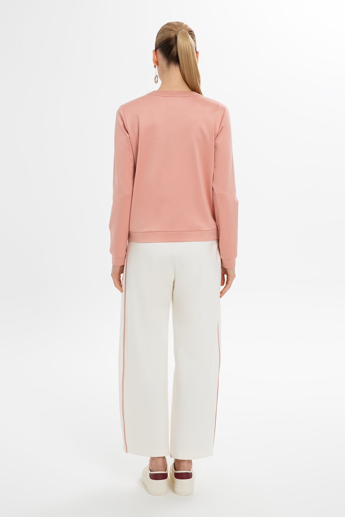 Pink Button Detail Cardigan