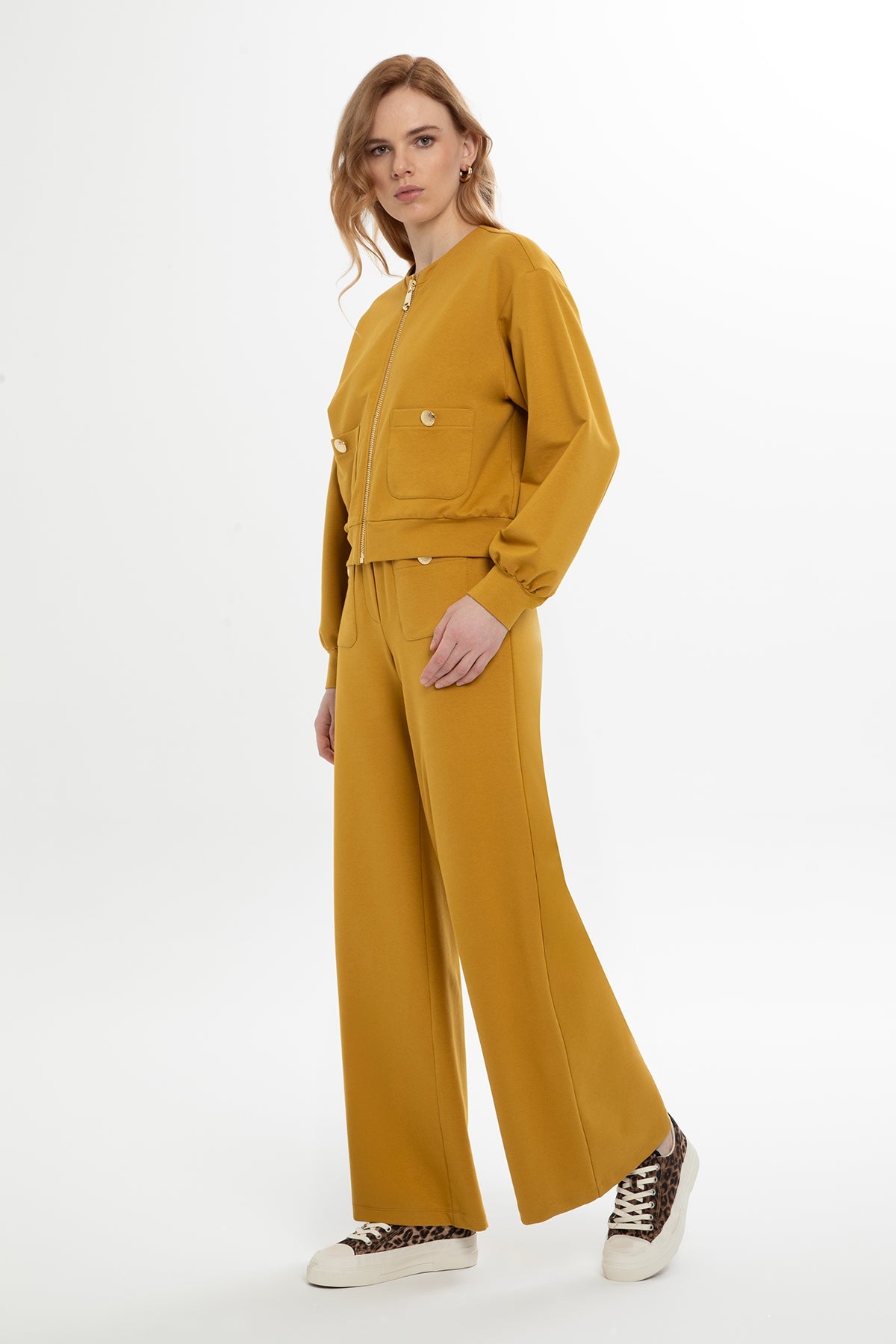 Yellow Pocketed Tracksuit