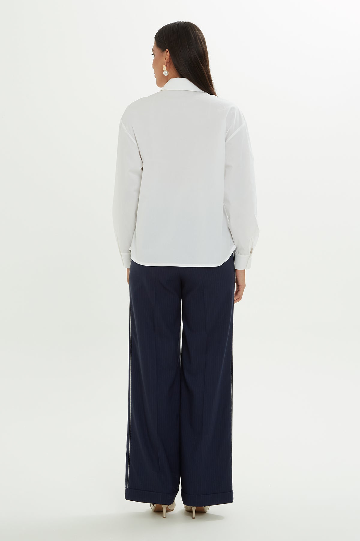 White Embroidered Shirt